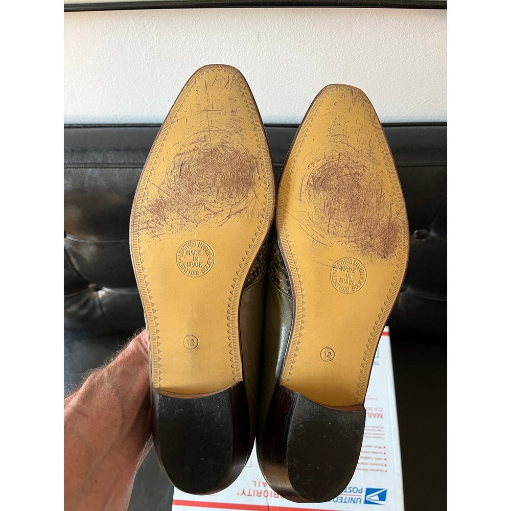Aurelio Garcia Python Leather Loafers - Picture 6 of 8